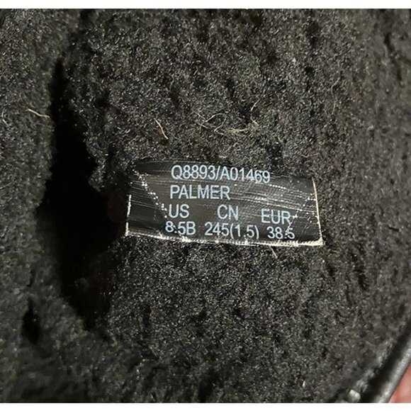 COACH suede + shearling cold-weather Palmer boots, black, 8.5 - Picture 6 of 6